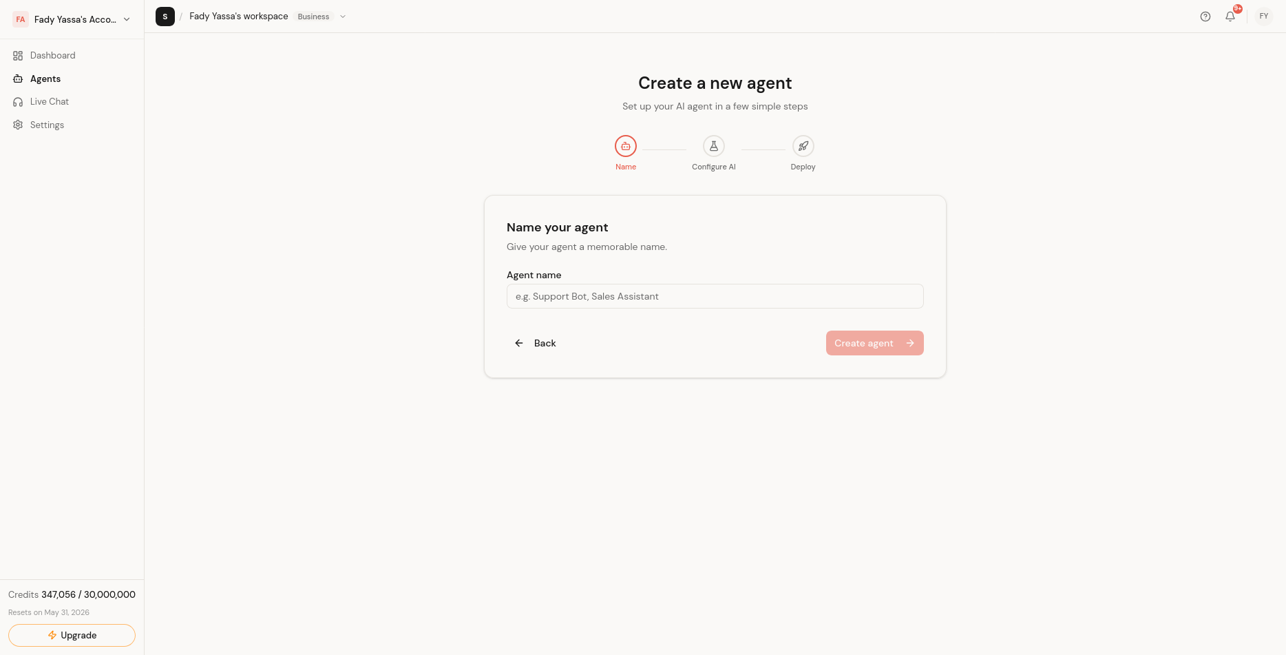 No-Code Agent Builder
